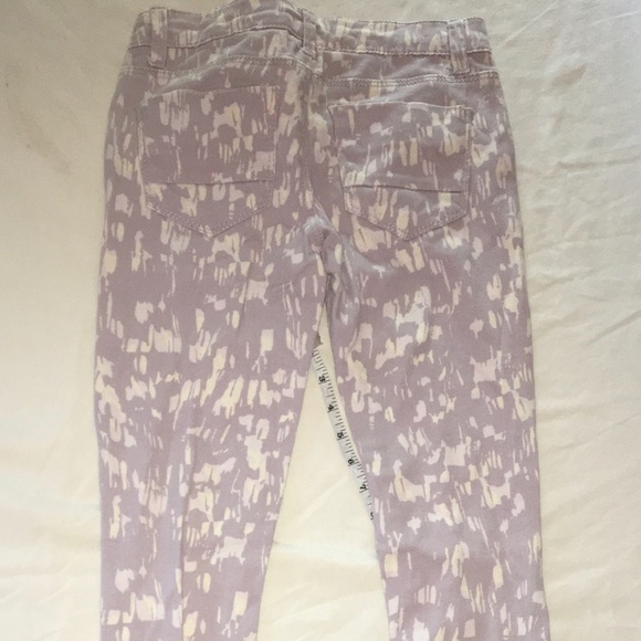 Vanilla Star Purple and White Pattern Pants - Picture 2 of 4